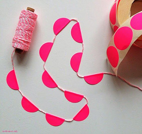 15d DIY Dot Sticker Garland 5-SUMMER-DIY