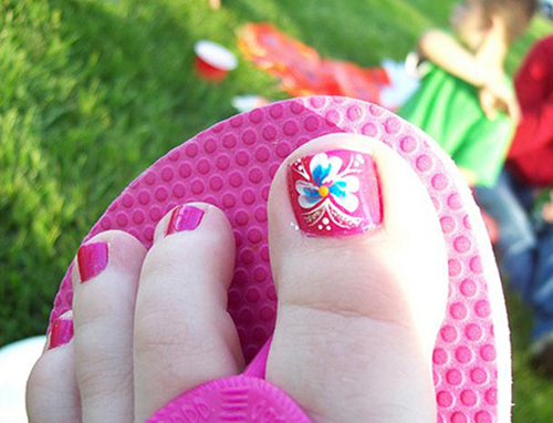 4dFlower-Toenail-Designs